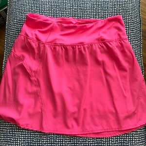 Neon pink skort